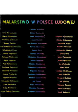 Malarstwo w polsce ludowej