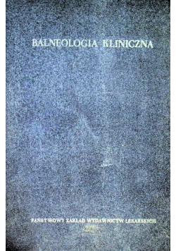 Balneologia kliniczna
