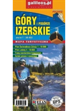 Mapa turystyczna -Góry i Pogórza Izerskie 1:50 000