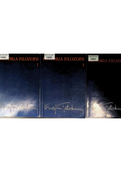 Historia filozofii Tom 1 do 3
