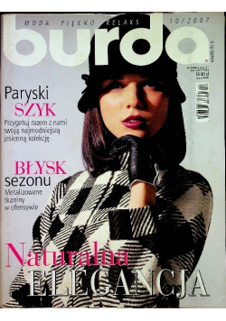 Burda Moda piękno relaks Nr 10 / 07