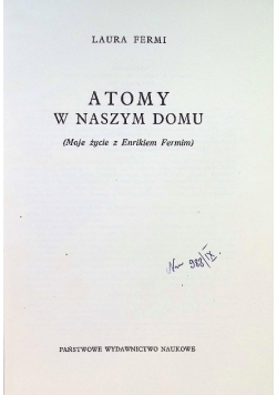 Atomy w naszym domu