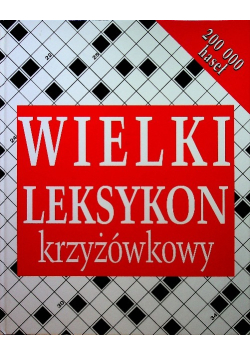 Wielki leksykon krzyżówkowy