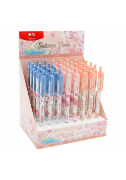 Długopis automatyczny Sakura Spring nieb (40szt)