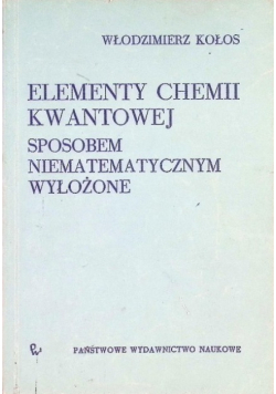 Elementy chemii kwantowej