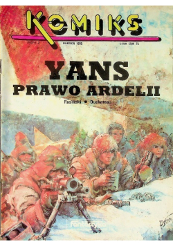 Komiks zeszyt 2 Yans prawo Ardelii