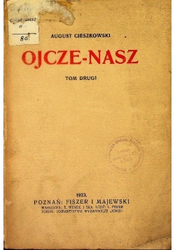 Ojcze Nasz Tom II 1923 r.
