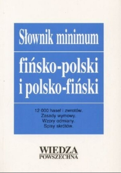 Słownik minimum fińsko polski i polsko fiński