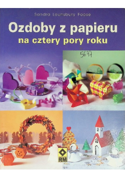 Ozdoby z papieru na cztery pory roku
