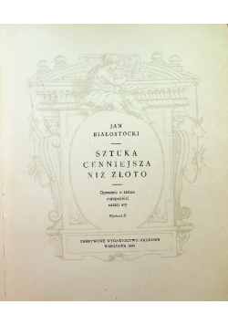 Sztuka cenniejsza niż złoto