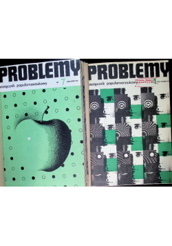 Problemy miesięcznik popularnonaukowy Nr 1 do 12 / 73