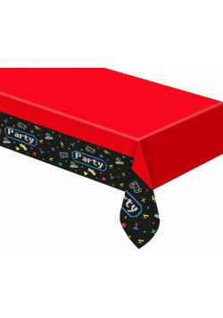 Obrus plastikowy Gaming Party 120x180cm
