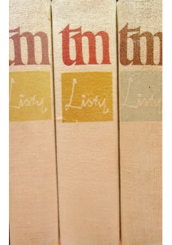 Mann Listy 1889 1936 / Listy 1937 1947 / Listy 1948 1955
