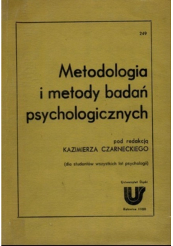 Metodologia i metody badań psychologicznych