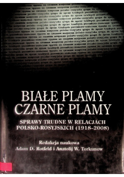 Białe plamy  czarne plamy
