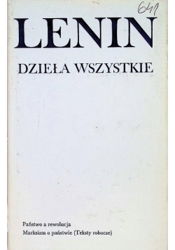 Lenin Dzieła Wszystkie Tom 33