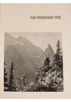Pod wierchami tatr