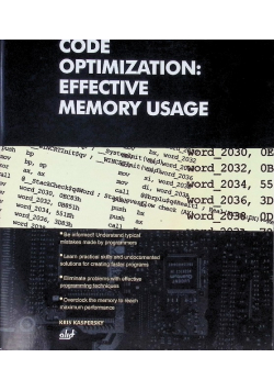 Code Optimization: Effective Memory Usage