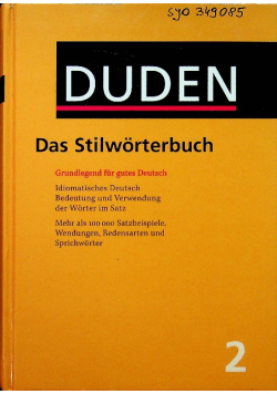 Duden Band 2 Das Stilworterbuch