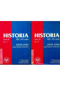 Historia XIX i XX wiek Tom IV Część 1 i 2