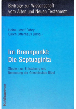 Beiträge zur Wissenschaft vom Alten und Neuen Testament