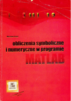 Matlab obliczenia symboliczne i numeryczne w programie