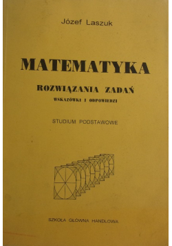 Matematyka. Rozwiązania zadań