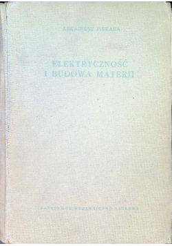 Elektryczność i budowa materii