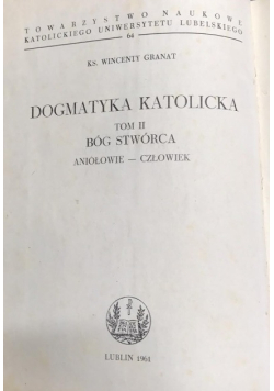 Bóg Stwórca Aniołowie człowiek