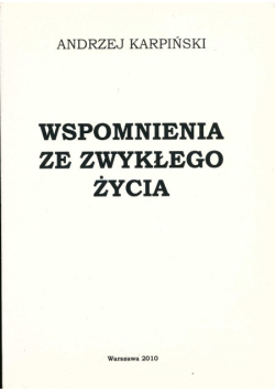 Wspomnienia ze zwykłego życia