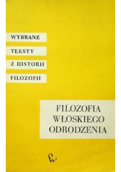 Filozofia włoskiego Odrodzenia