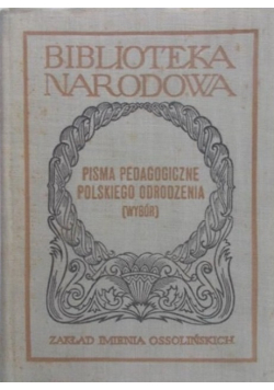 Pisma pedagogiczne polskiego Odrodzenia
