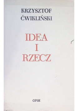 Idea i rzecz