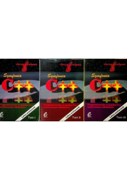 Symfonia C++, Tom I do III