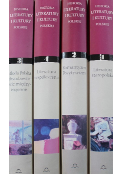 Historia literatury i kultury Polskiej Tom I do IV