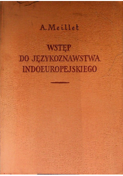 Wstęp do językoznawstwa indoeuropejskiego