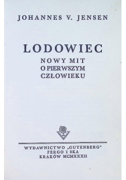 Lodowiec nowy mit o pierwszym