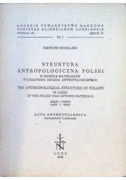Struktura antropologiczna Polski w świetle materiałów wojskowego zdjęcia antropologicznego 1949 r.
