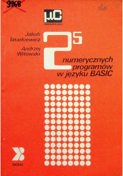 25 numerycznych programów w języku BASIC
