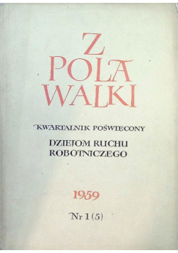 Z pola walki Nr 1 / 59