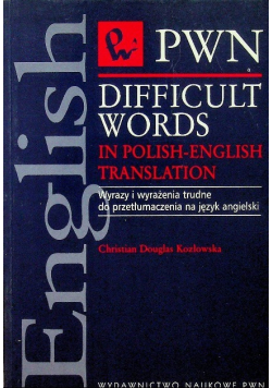 Difficult Words in Polish English Translation