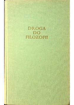 Droga do filozofii Tom I
