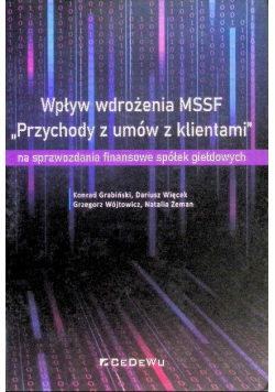Wpływ wdrożenia MSSF „Przychody z umów z klientami'' na sprawozdanie finansowe spółek giełdowych