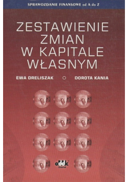 Zestawienie zmian w kapitale własnym