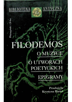 O muzyce O utworach poetyckich Epigramy