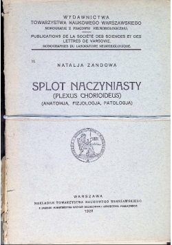 Splot naczyniasty 1928 r.
