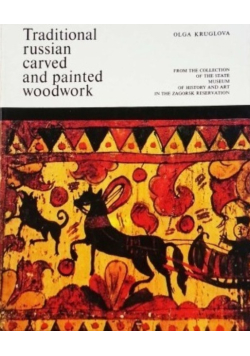 Traditional russian carved and painted woodwork