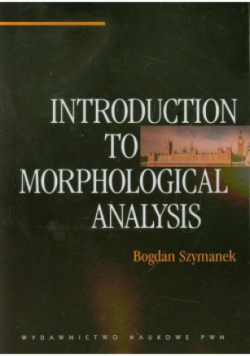 Introduction to Morphological Analysis