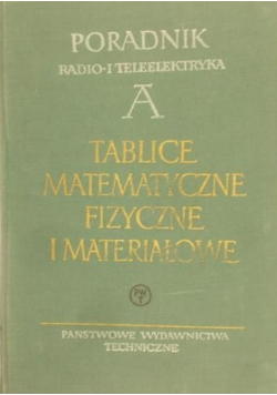 Tablice matematyczne fizyczne i materiałowe