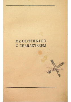 Młodzieniec z charakterem 1937 r.